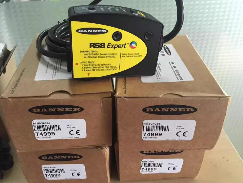 مستشعر الألوان الأصلي R58 Expert BANNER R58ECRGB1 R58ECRGB2Q #6