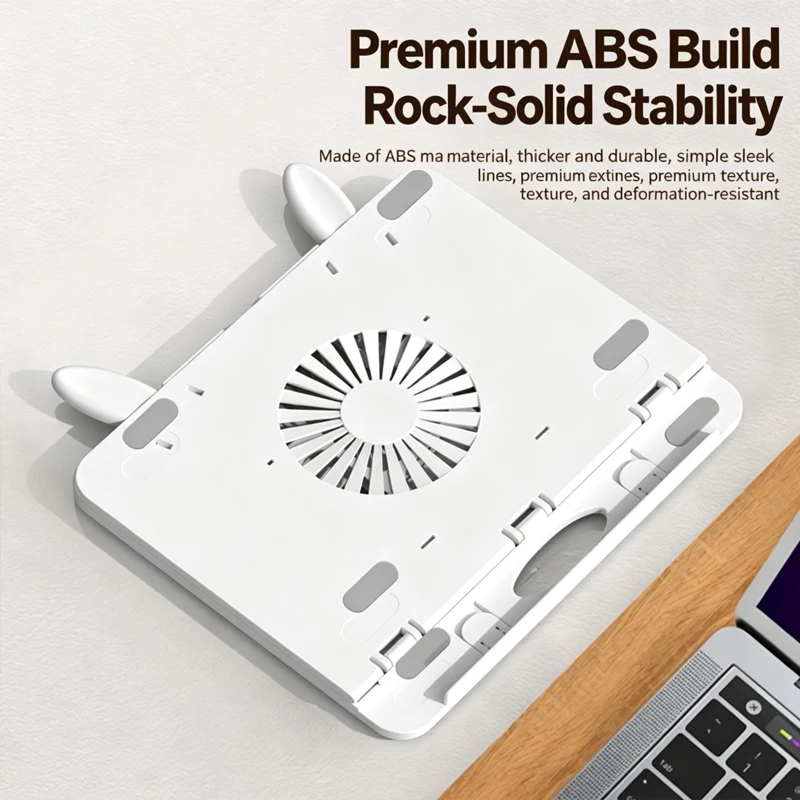 Adjustable Rabbit Laptop Stand Foldable Notebook Holder Support Laptop Cooling Stand for 10‑15.6 Inch Laptop Tablet