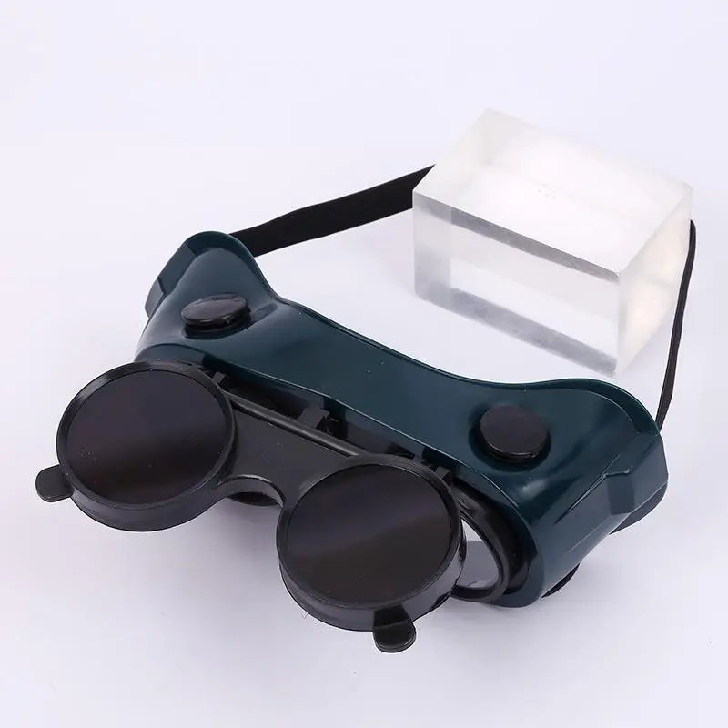 Welding Glasses Work Safety Eye Protecting Goggles Anti Splash Wind Dust Proof For Lab Industrial Paint Use