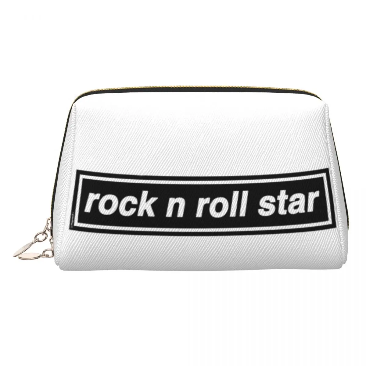 Rock N Roll Star Women Cosmetic Bag Travel Makeup Organizer Pouch Toiletry Storage Dopp Kit Case