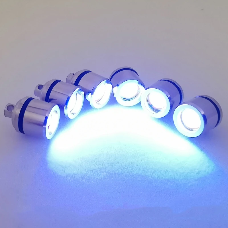 Light Bulb Lamp Luminous Electronic Color Model Mini DIY Toy Parts Button Small Decorative Bead Manual Iron Handwork 10 PCs #4