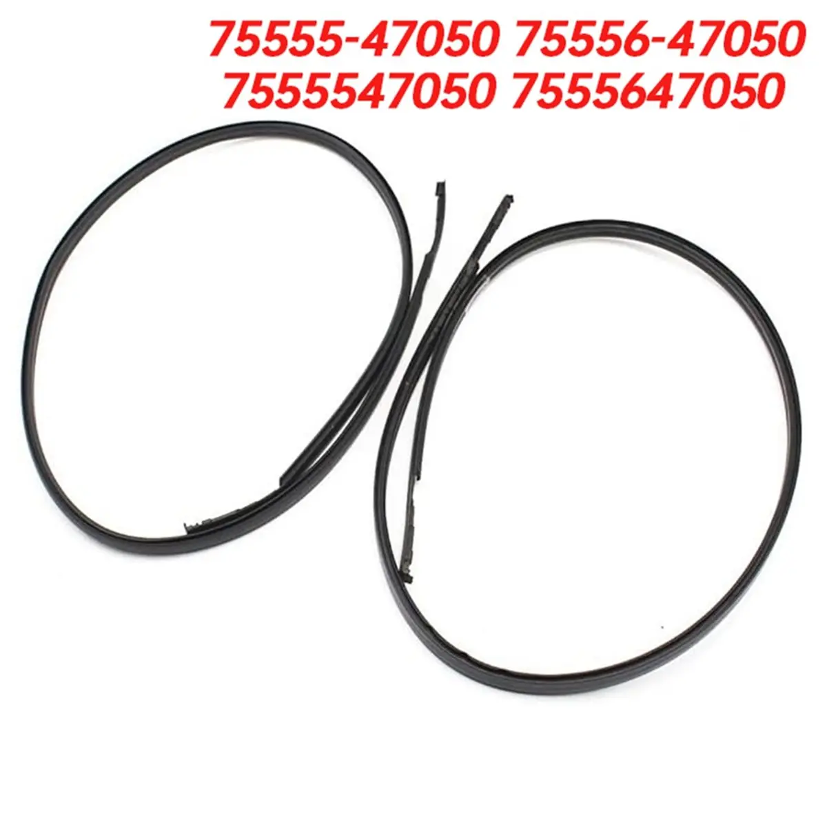 #75D For Toyota Prius V Drainage Channel Sealing Strip 2012-2017,car Sealing Strip,(Rubber)