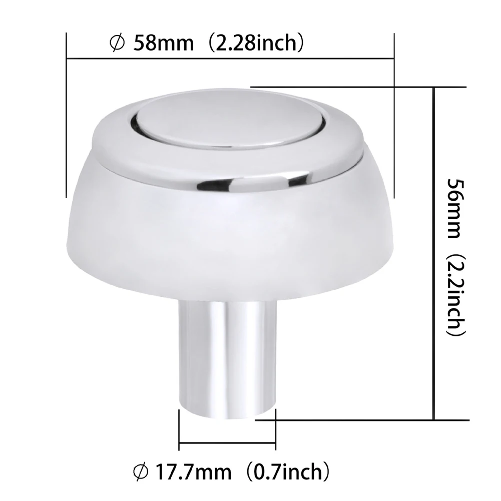 Suitable for Storm 33A Toilet Water Tank Button Round Valve Push Button Flush Toilet Seat Water Tank Valve Bathroom Parts 6
