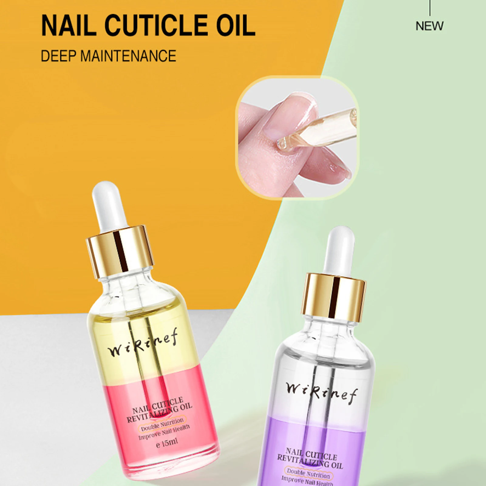 Deep Nourishment Nail Care Oil Moisturizing Finger Nail Strengthener Oil Gift For Valentine's Day