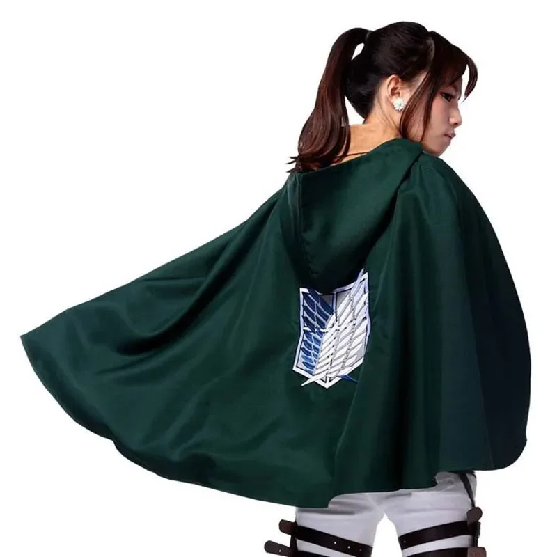 Anime Attack on Titan Cloak Scouting Legion Wing of Freedom Capes Aren Levi  Cosplay Costume Halloween Party Props