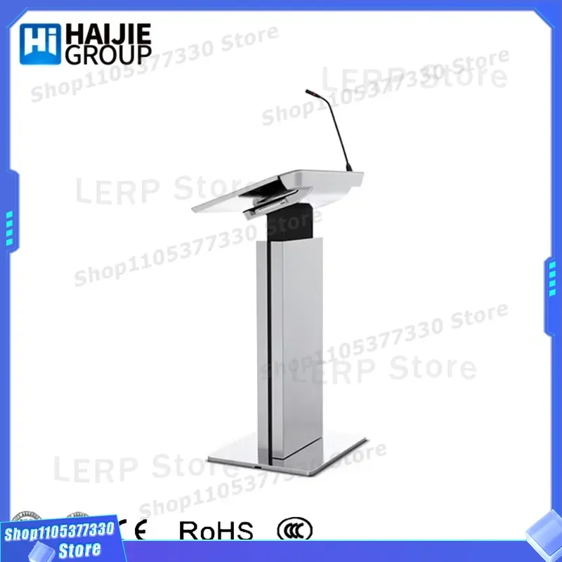 Smart Digital Podium with Interactive Microphone for Classroom and Church Use Intelligent Voice Lectern System from China