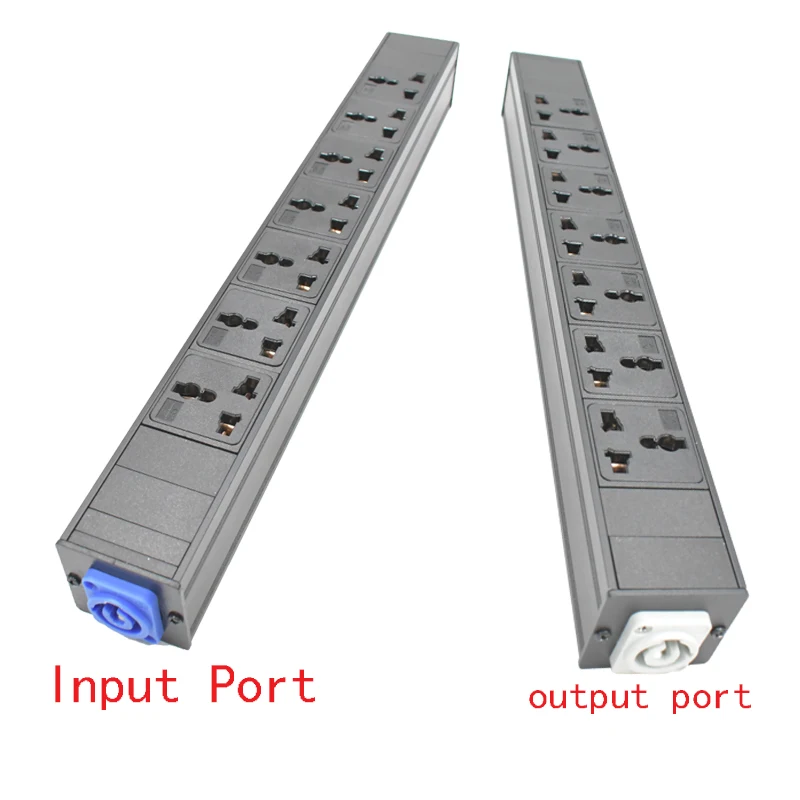 PDU Power Strips Schuko Powerlink box NAC3MPA NAC3MPB input/output 3P Aviation plug 1-11 AC universal output SOCKET