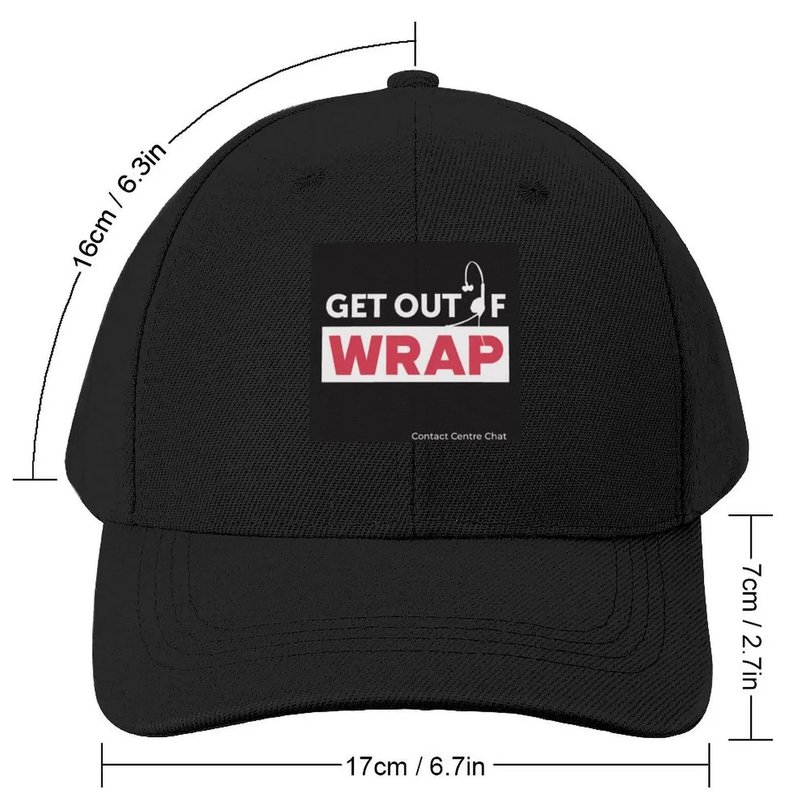 Get out of WrapCap Baseball Cap Snapback Cap Hood Wild Ball Hat Female Men's