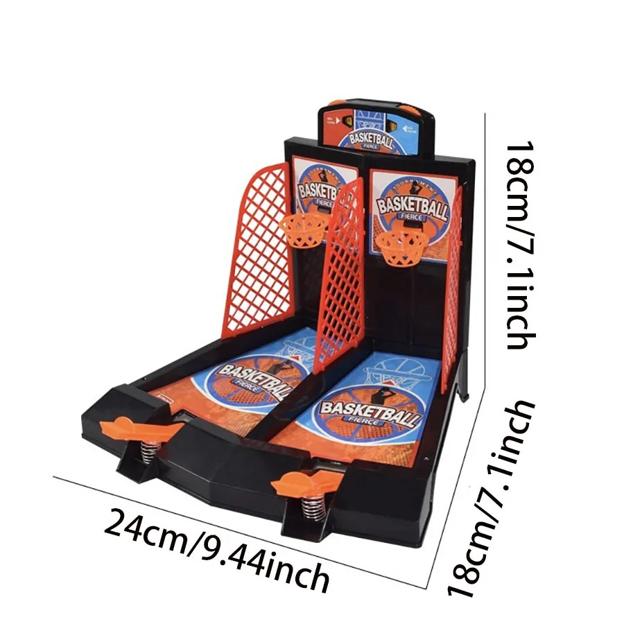 Mini Basketball Fun Carnival Classic Arcade Finger Eject Desktop Basketball Anti-Stress Novel Toy Party Game view 6