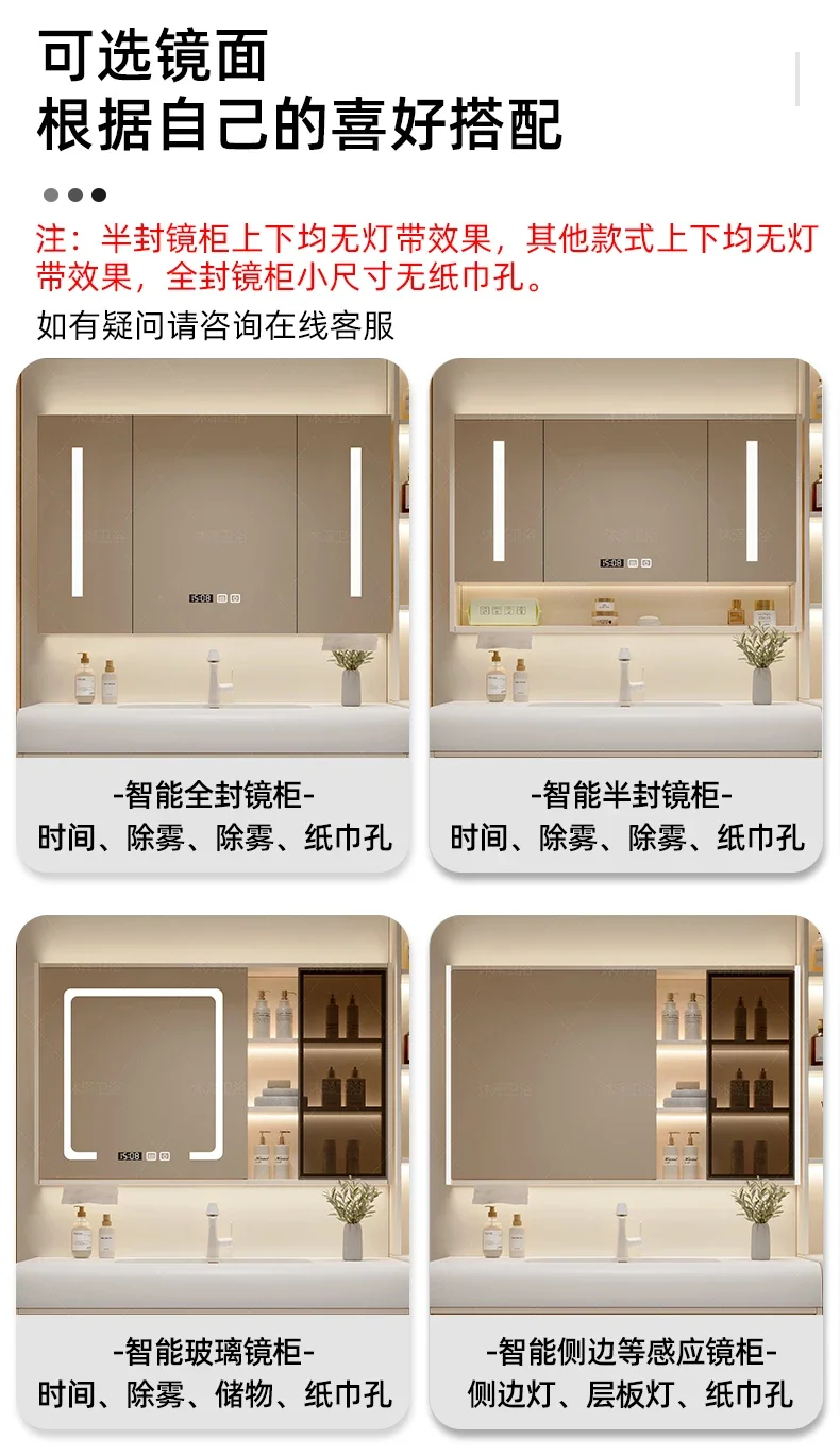 Vanity with Sink Shelves Sink Under Cabinet Bathroom Bathroom Sets Full Set Furniture Comfortable with Drawers Storage Cabinet