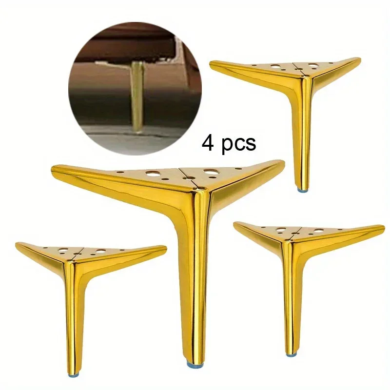 

4 шт., стул, кровать, комод, шкаф, сделай сам, сменные мебельные ножки, набор мебели, современная мебельная ножка, металлическая ножка стола, шкаф, диван