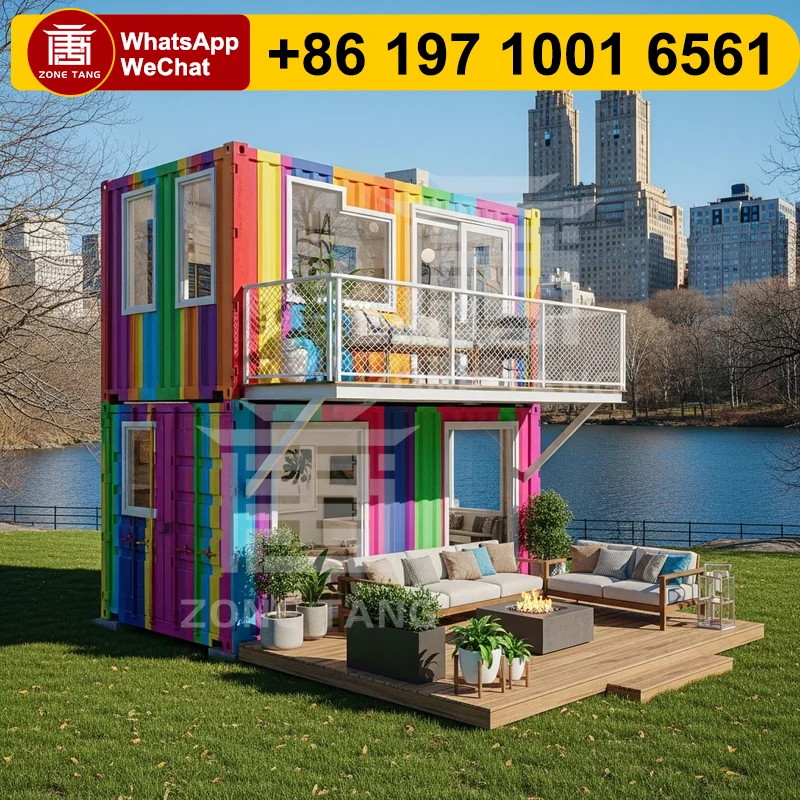 

Energy Efficient Easy To Modify Prefab Cabins Temperature Resistant Small House Flat Pack House Container Buildings Classroom