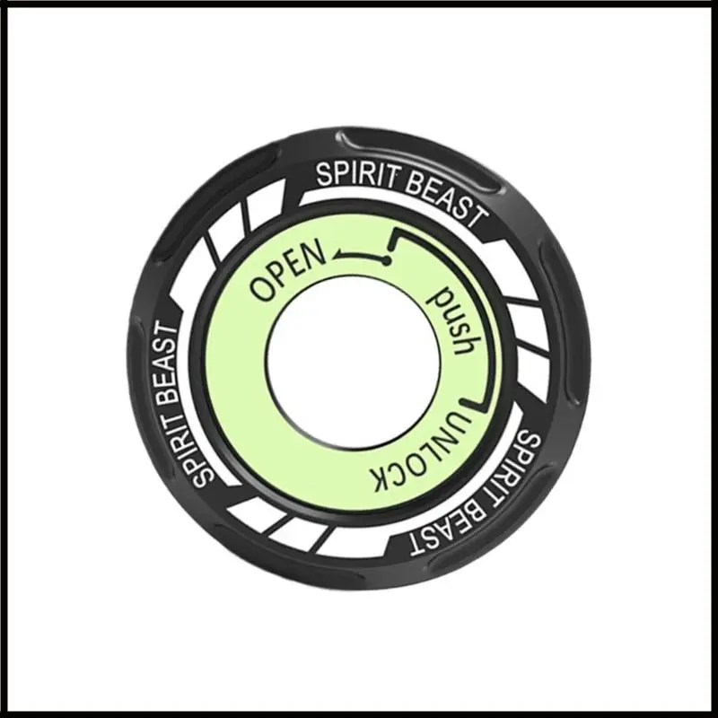 غطاء قفل دراجة نارية سريع التركيب، ملحق ثقب المفتاح المتوهج، هيكل معدني، درع مقاوم للطقس ليلاً