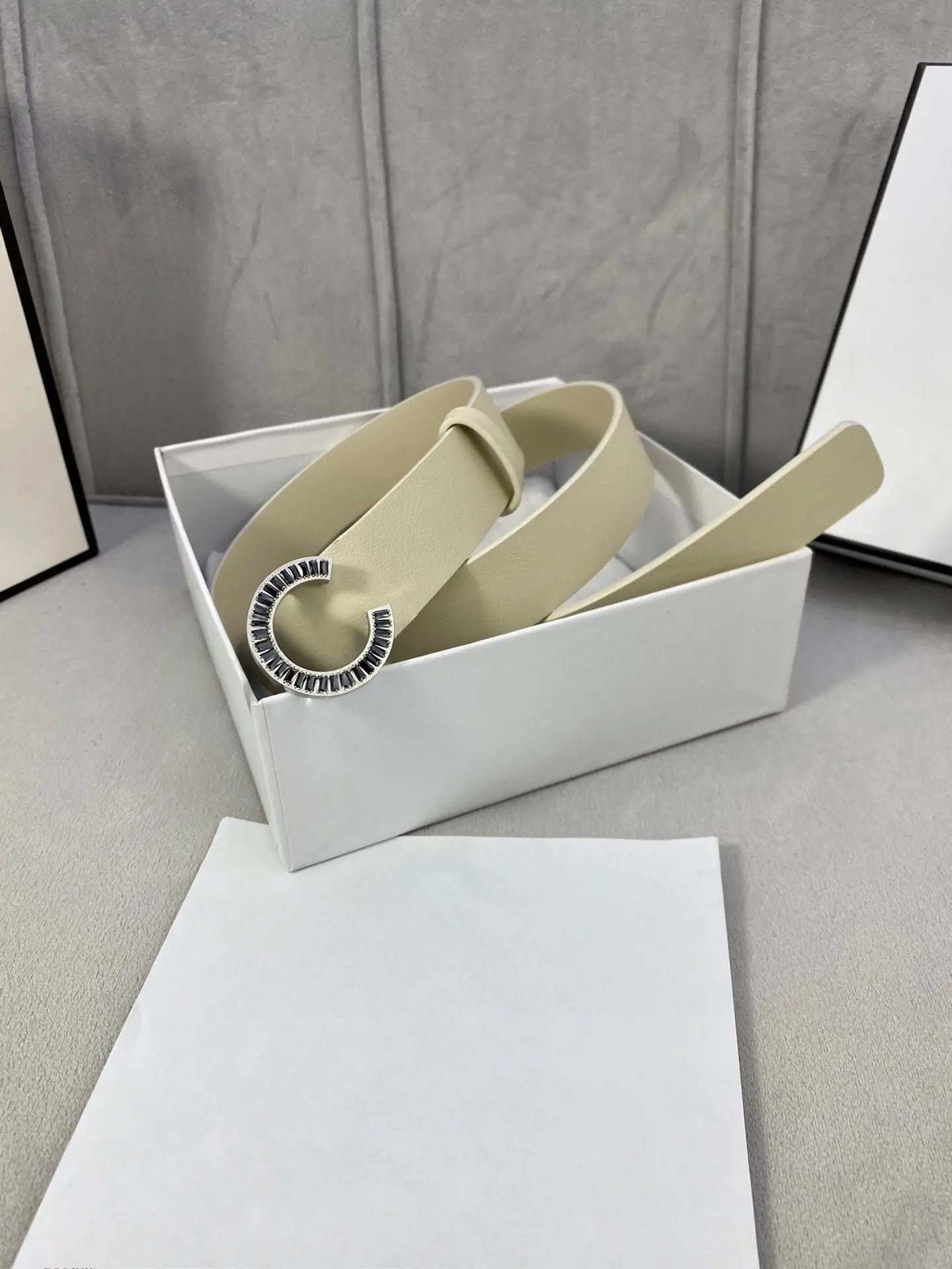 Luxury Leather Women Belt High Quality Designer