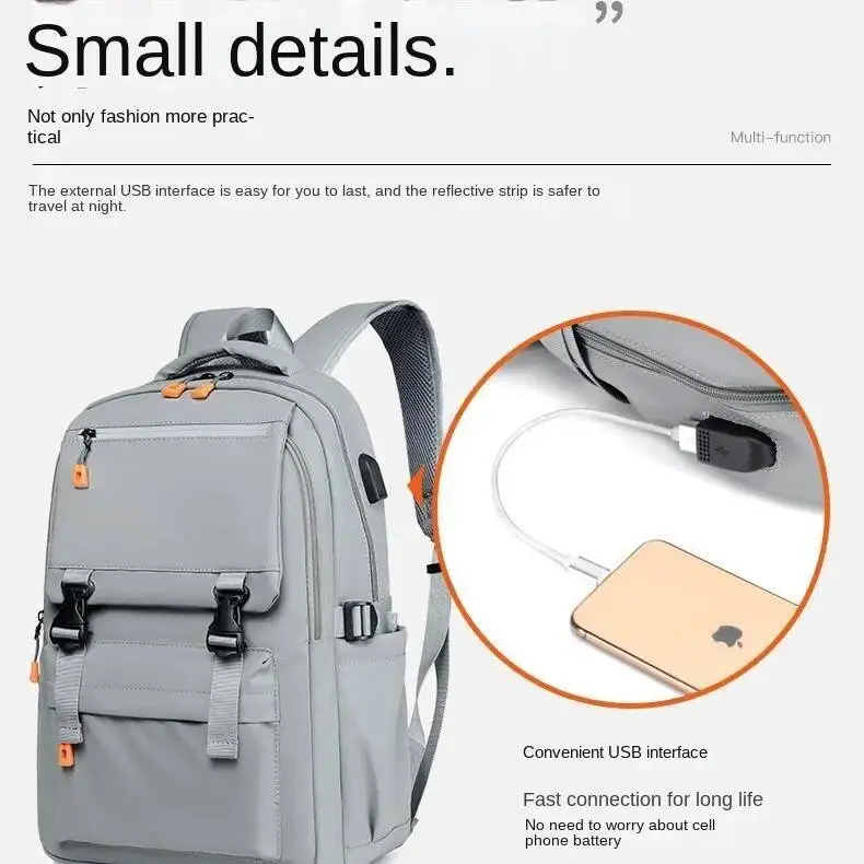 Newest Backpack Men's Fashion Backpack Men's Business Computer Bag Large Capacity Travel Bag College