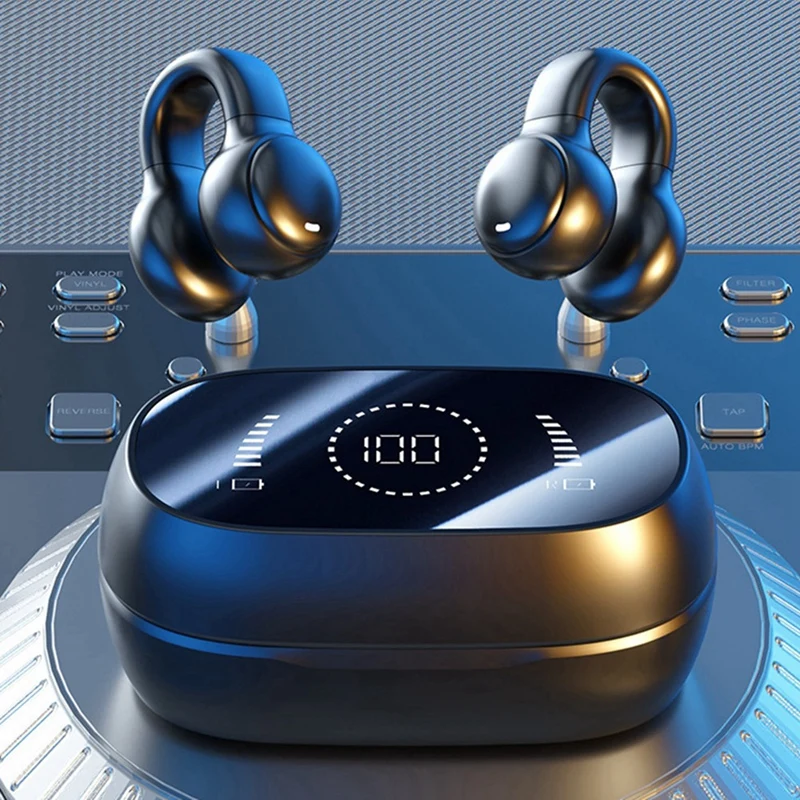 Auriculares inalámbricos de conducción ósea de alta calidad Auriculares deportivos para juegos con reducción de ruido Bluetooth