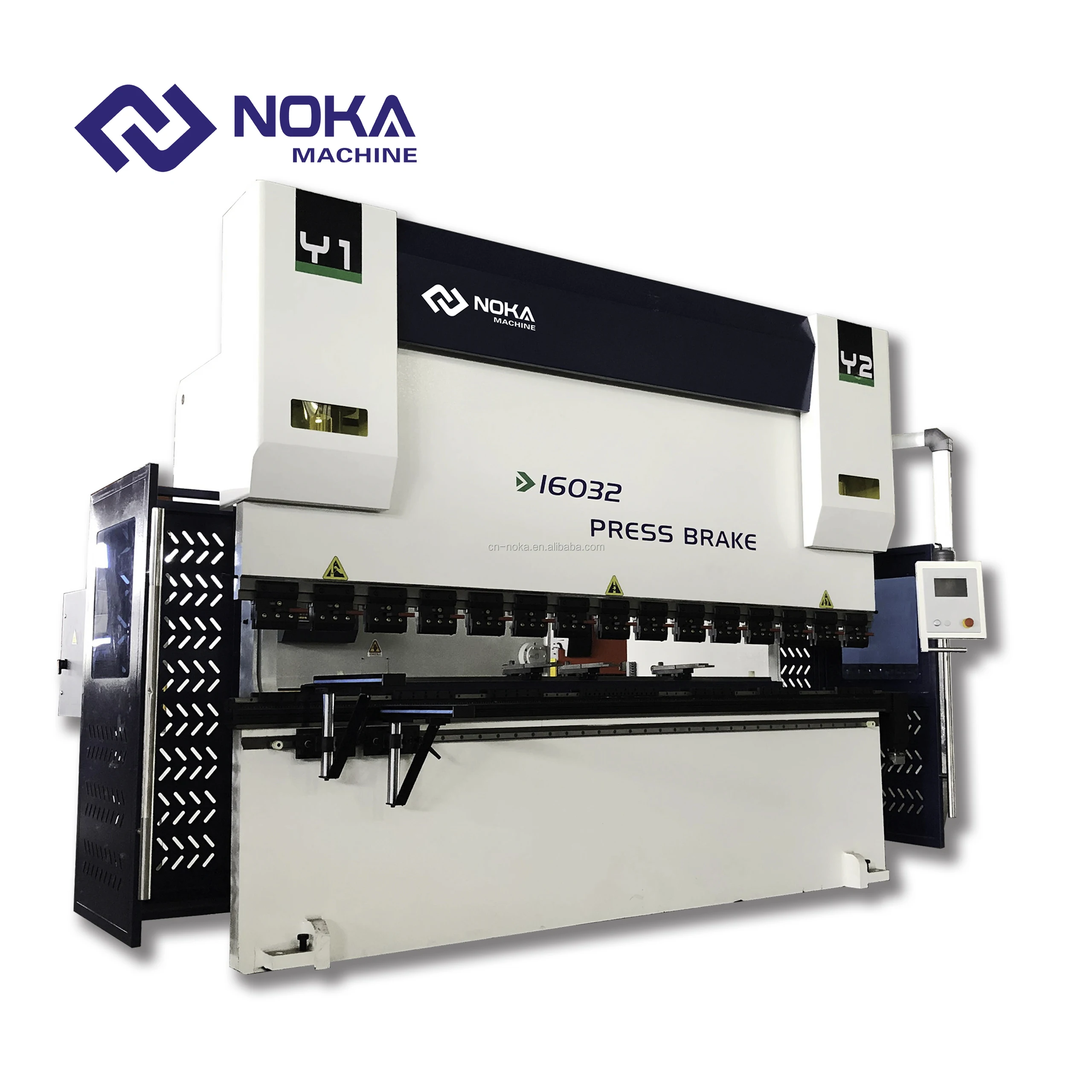 Metal Folder NOKA 6 Axes Full Servo Press Brake Hine 175T 4000 Mm With Delem Da66t 3D CNC Control System