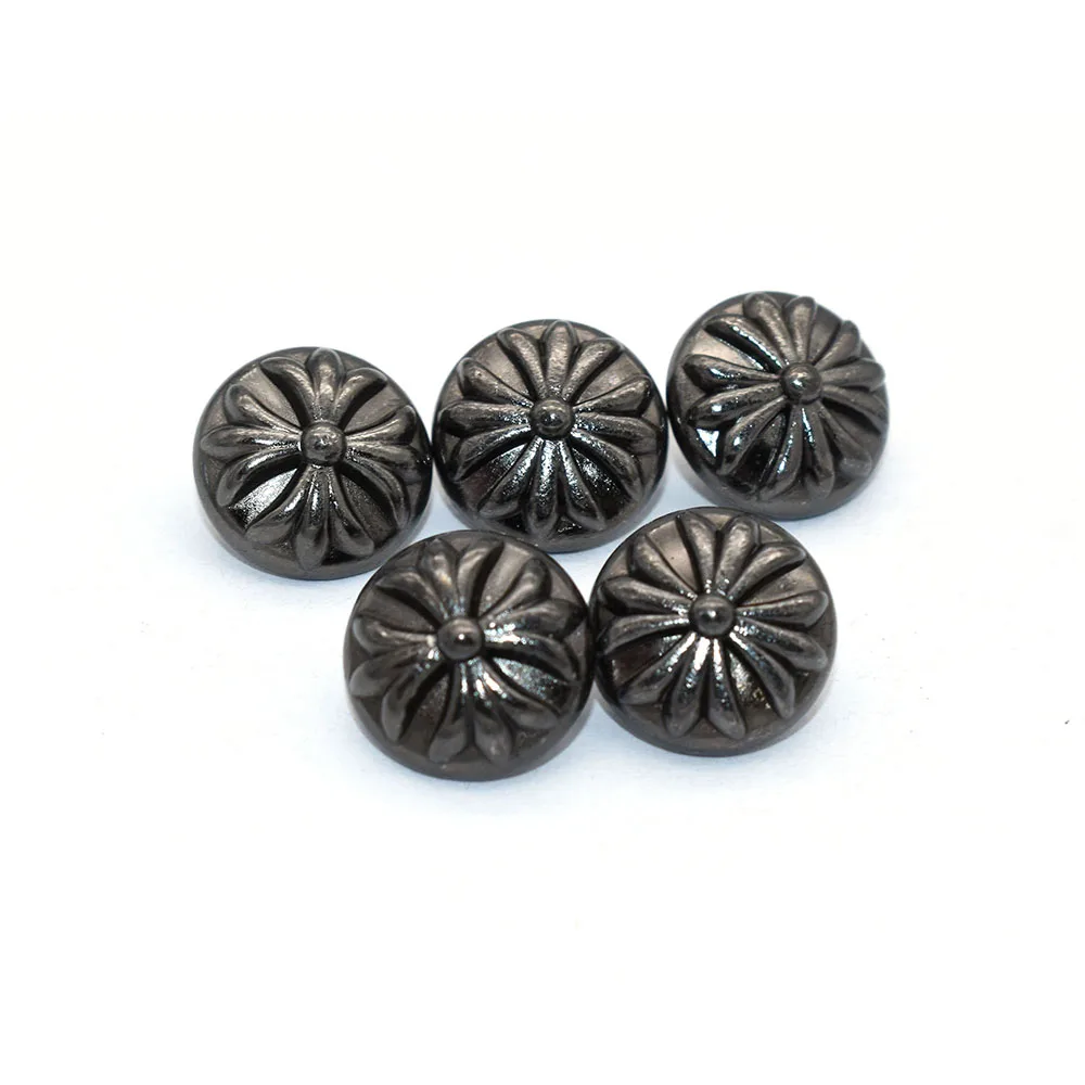 Chrysanthemum Buttons Sewing Buttons Suit Buttons Vintage Anchor Buttons for Clothing or Leather Wrap Clasps Peacoats Sewing