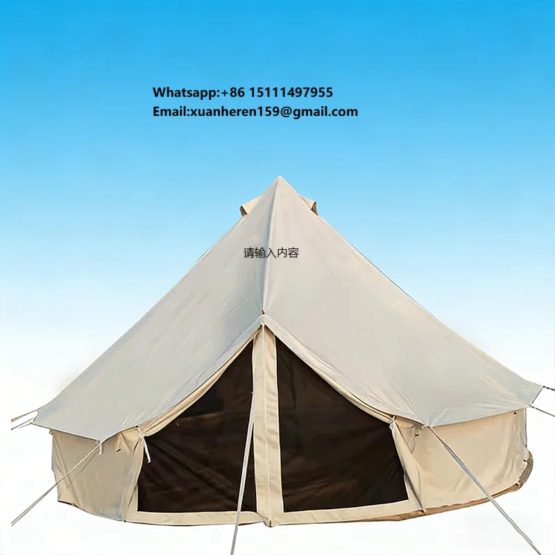 

Cylindrical Tent Outdoor Camping, Indian Style, Rainproof, Picnic, Hiking, Camping, Hotel, Mongolian Yurt Tent