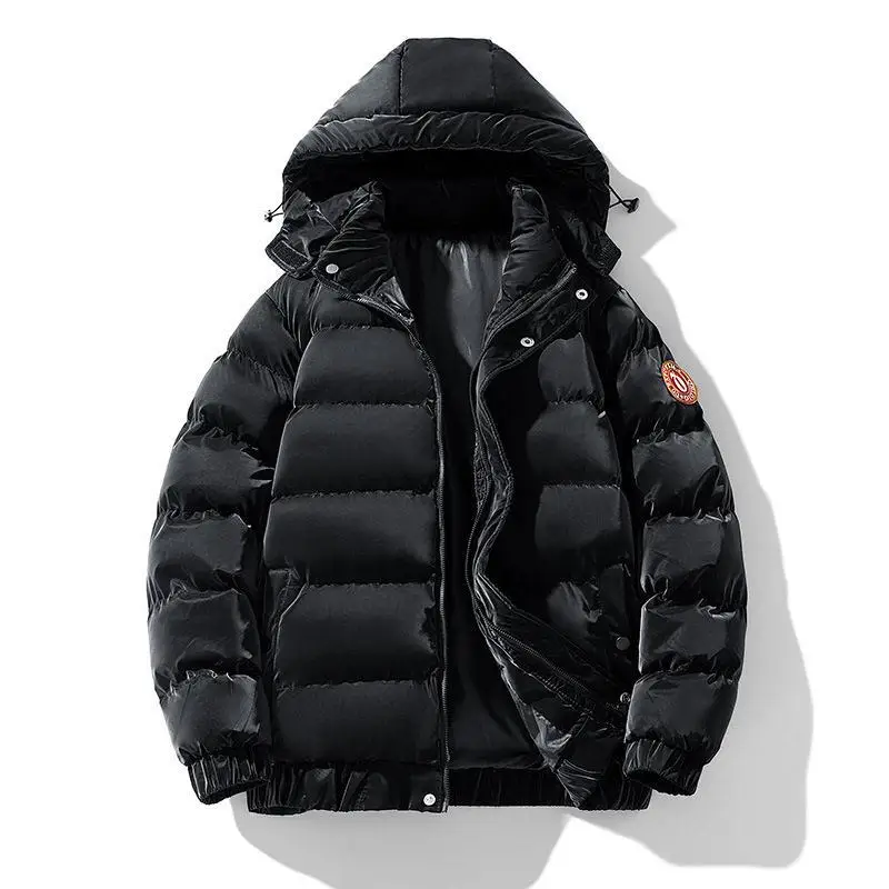 

Thickened Cotton Jacket Autumn Winter New Style Loose Hooded Warmth Bread Style Coat Yang Jing Brand Casual Fashion Urban Men...