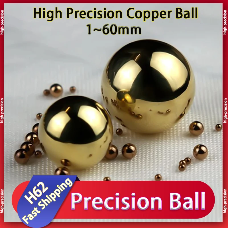 Esfera de Precisão de Latão H62 1:1 2.5 3.5 4.5. Cobre de Alta Precisão Bead mm mm mm mm mm mm 10 mm 12 mm 60 mm