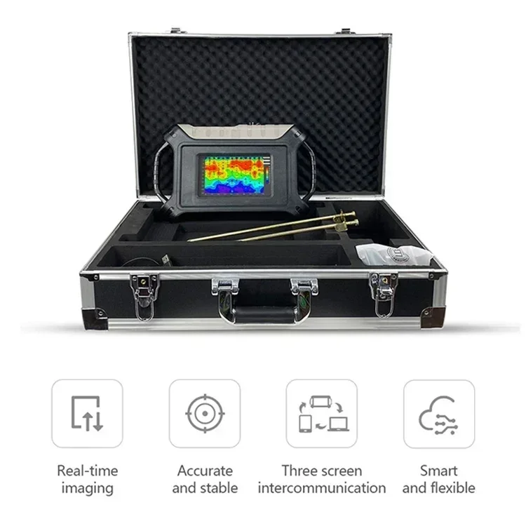 

Nice 300AX 300M 1 Channel Gold Detector 3D Touch Screen Underground Water Detector 200AX 600AX Depth Adjustable Water Locato