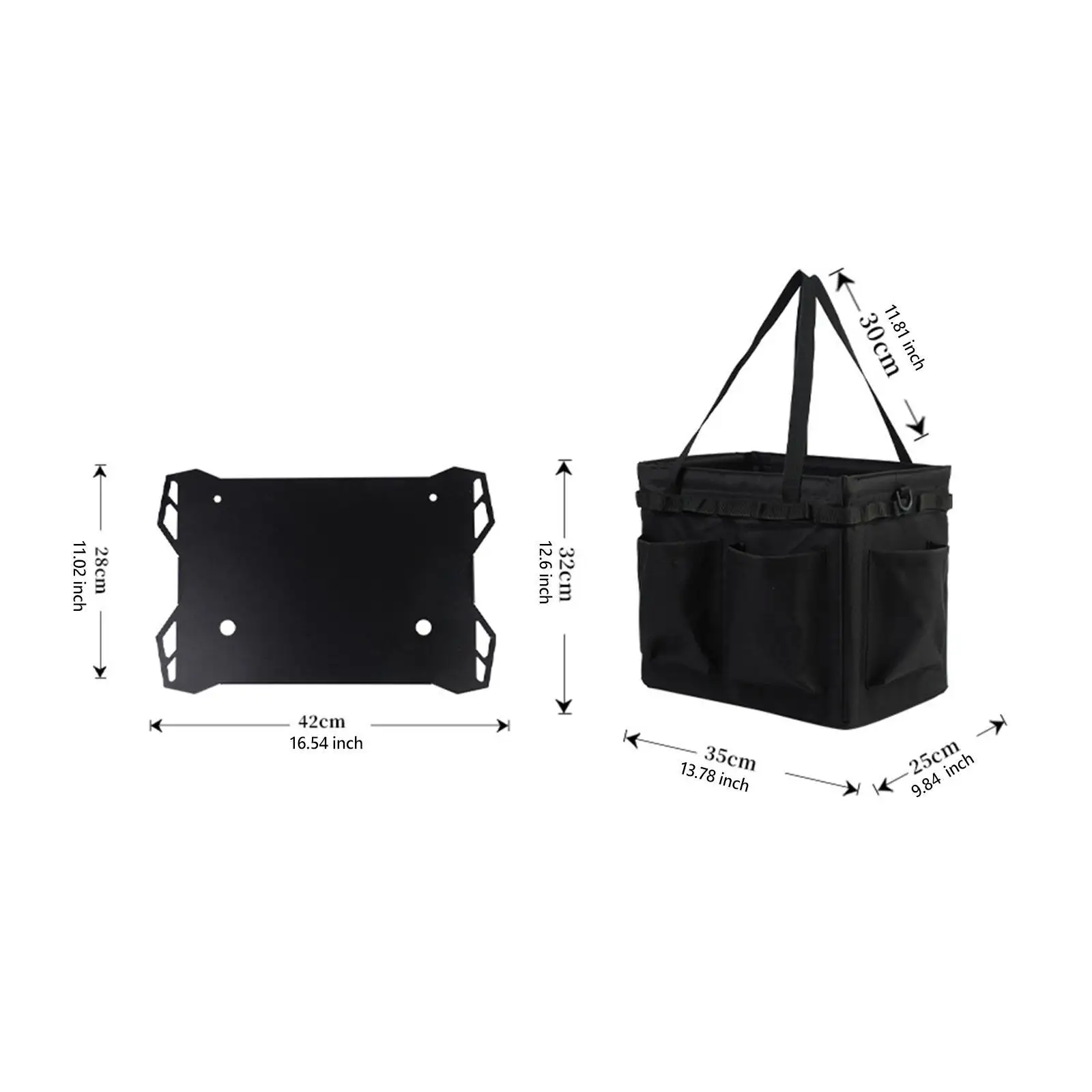Tool Bag Organizer Hiking Travel Portable Multipurpose Large Space Waterproof Wide Mouth Tool Tote Tools Holder Protector Case