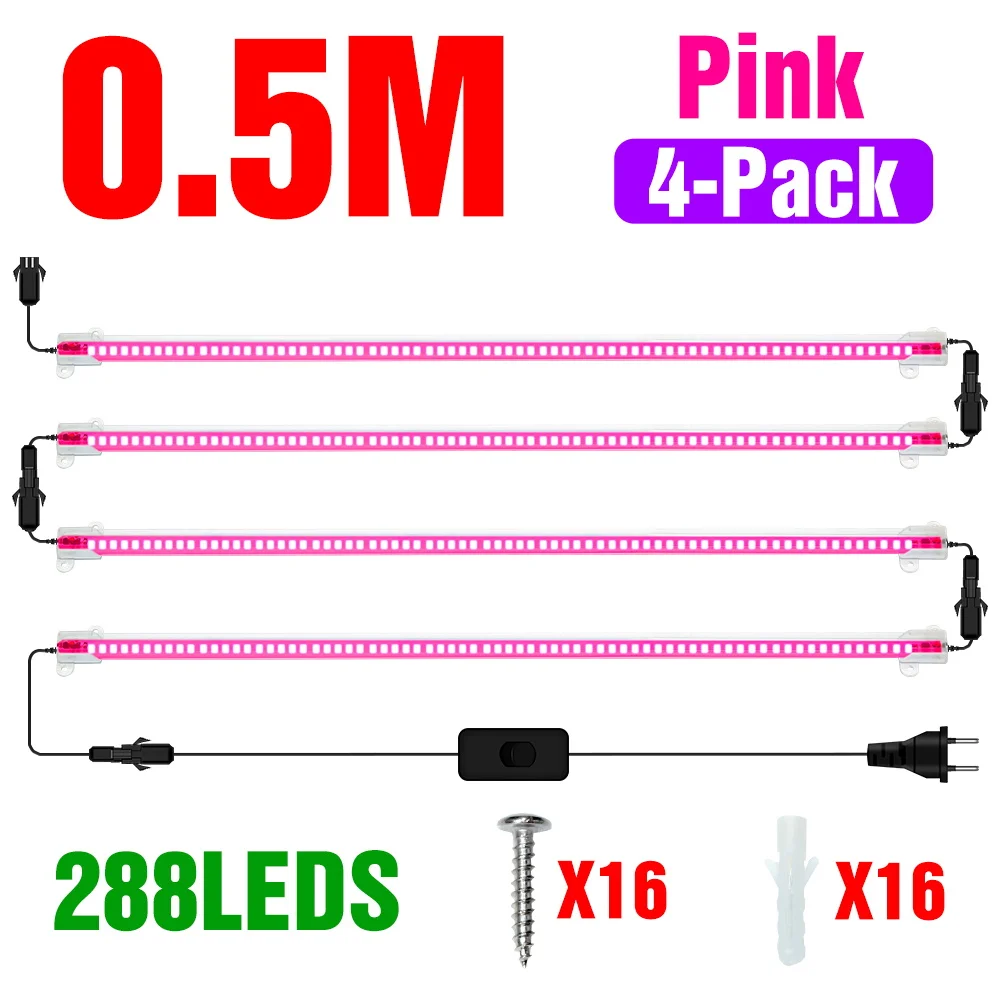 LED Plant Kweeklampen Volledige Spectrum Indoor Hydrocultuur Teelt Lamp Voor Succulente Bloem Groente Zaailingen Groei Doos 220V