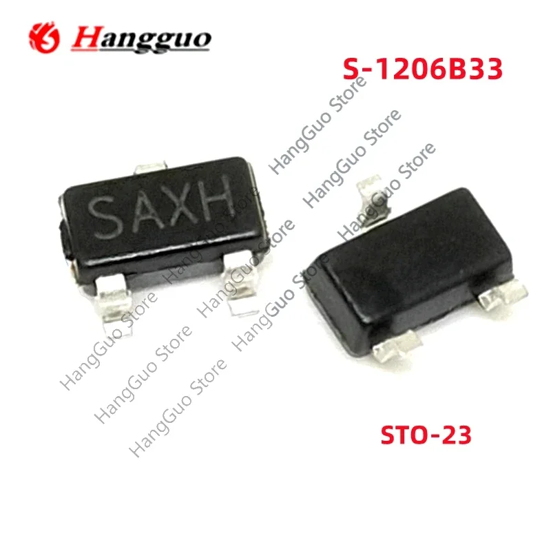 50 قطعة/الوحدة العلامة التجارية الجديدة والأصلية S-1206B33-M3T1G S-1206B33 SAX REG الخطي 3.3 فولت 250MA SOT23-3 IC أفضل في الجودة #1