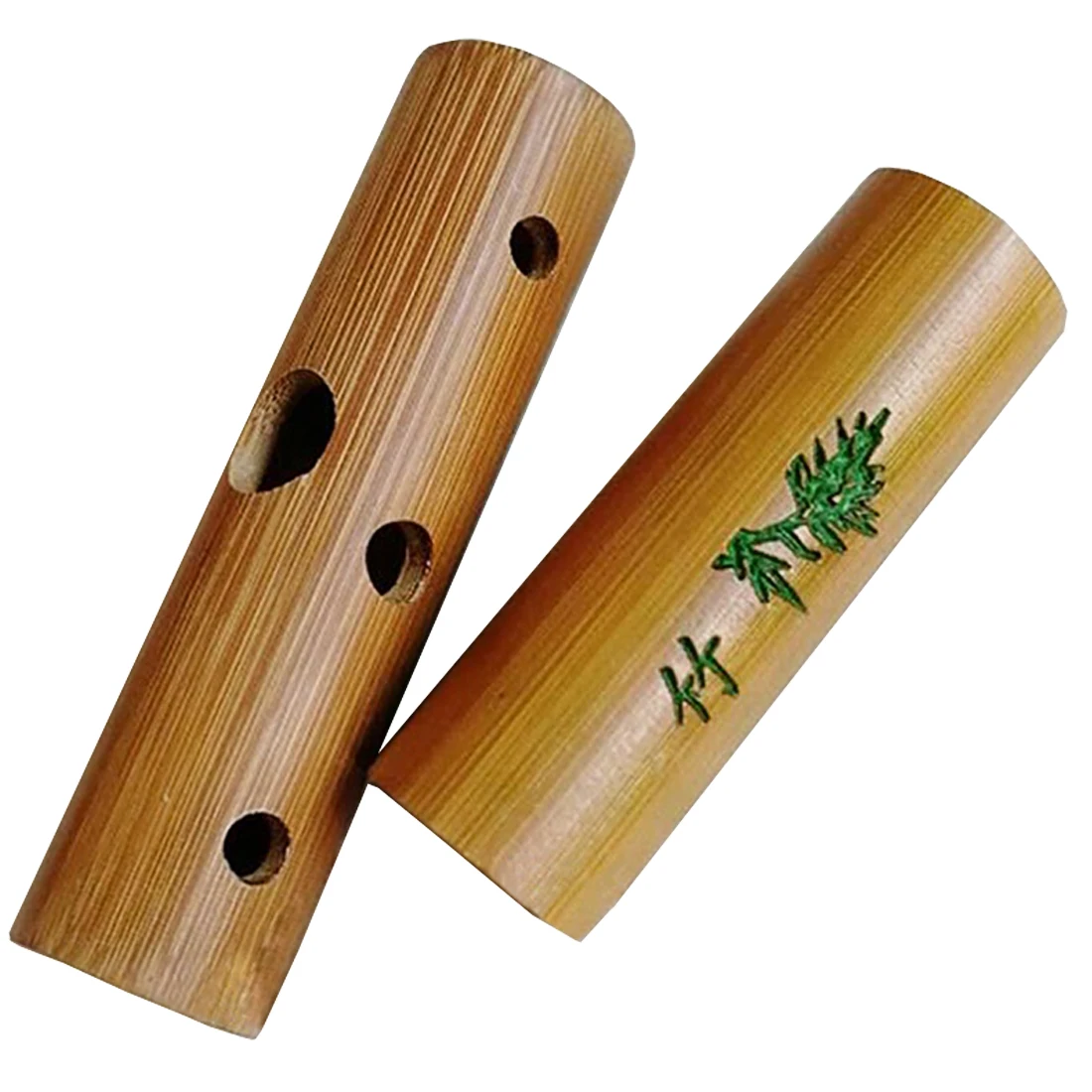 A Set of Whistle Dizi the Minimal Chinese Bamboo Flute Traditional Musical Instrument