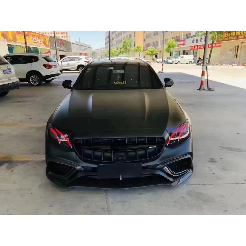 Spare Parts For CarsCarbon Fiber Body Kit Front Rear Bumper For Benc W205 C65 Bodykit B Style Carbon FiberBody Kit Retrofit Ki
