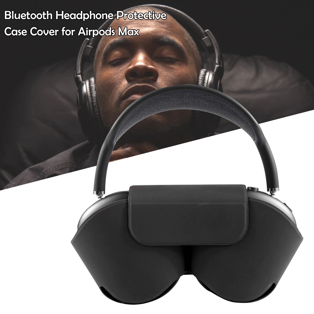 Airpods 용 보호 케이스 Max 헤드폰 PU 커버 헤드셋 Airpods 용 충격 방지 안티 드롭 케이스 Max Anti-scratch 액세서리