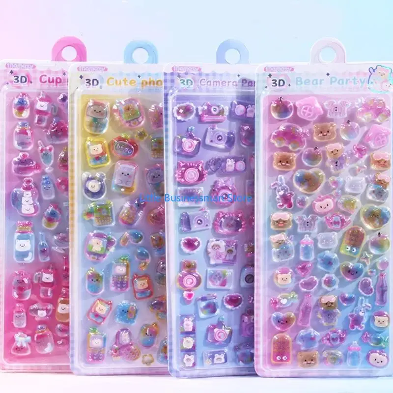 3D Sticker Sheets Entzückender Aufkleber für kleine Kinder und Erwachsene M76A – Detail 5