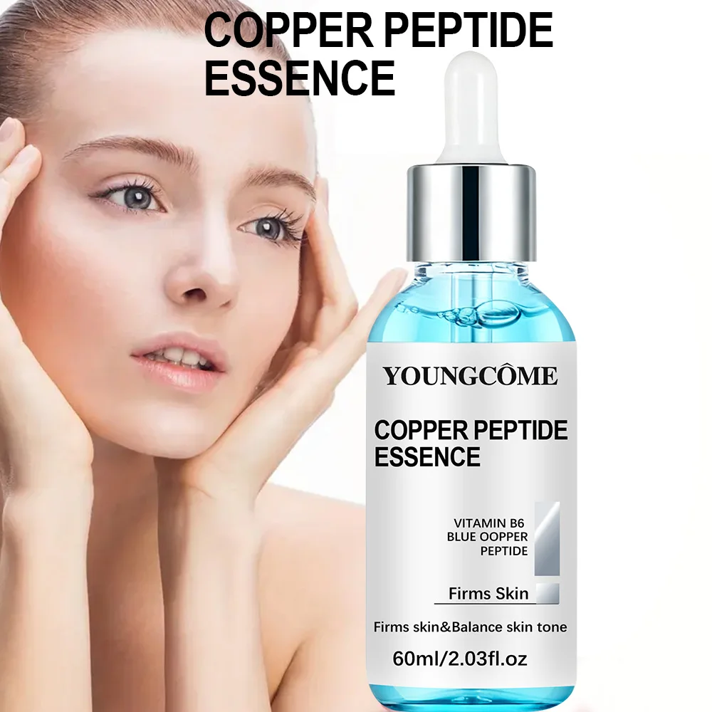 1/2/3 Stück blaues Kupferpeptidserum mit Vitamin B6 – hautstraffende und tonbalancierende Gesichtsbehandlung für die tägliche Pflege