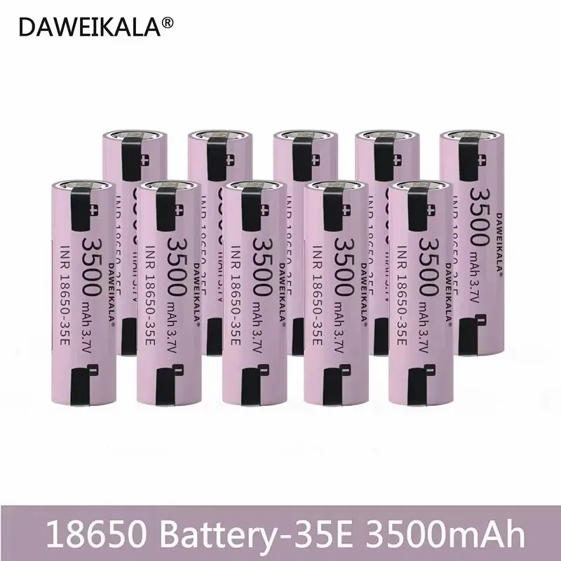 

For New 35E 18650 3500mAh High Power Discharge Chargeable Battery High Power Discharge, 30a High Current + DIY Nickel