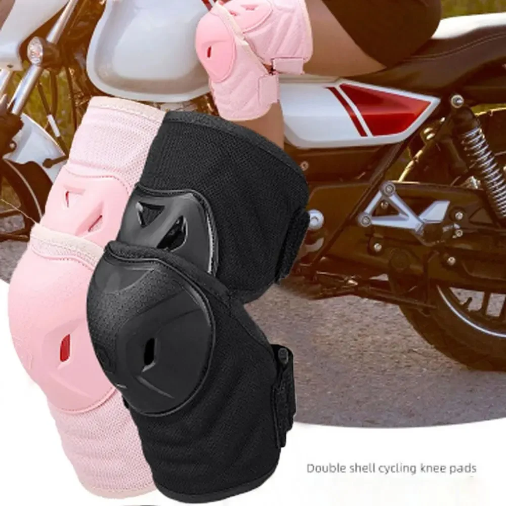

2PCS Pro-Grade Motorcycle Knee & Shin Guards - TPU Hard Shell with EVA Foam for Motocross, Dirt Bike & MTB - Adjustable Fit