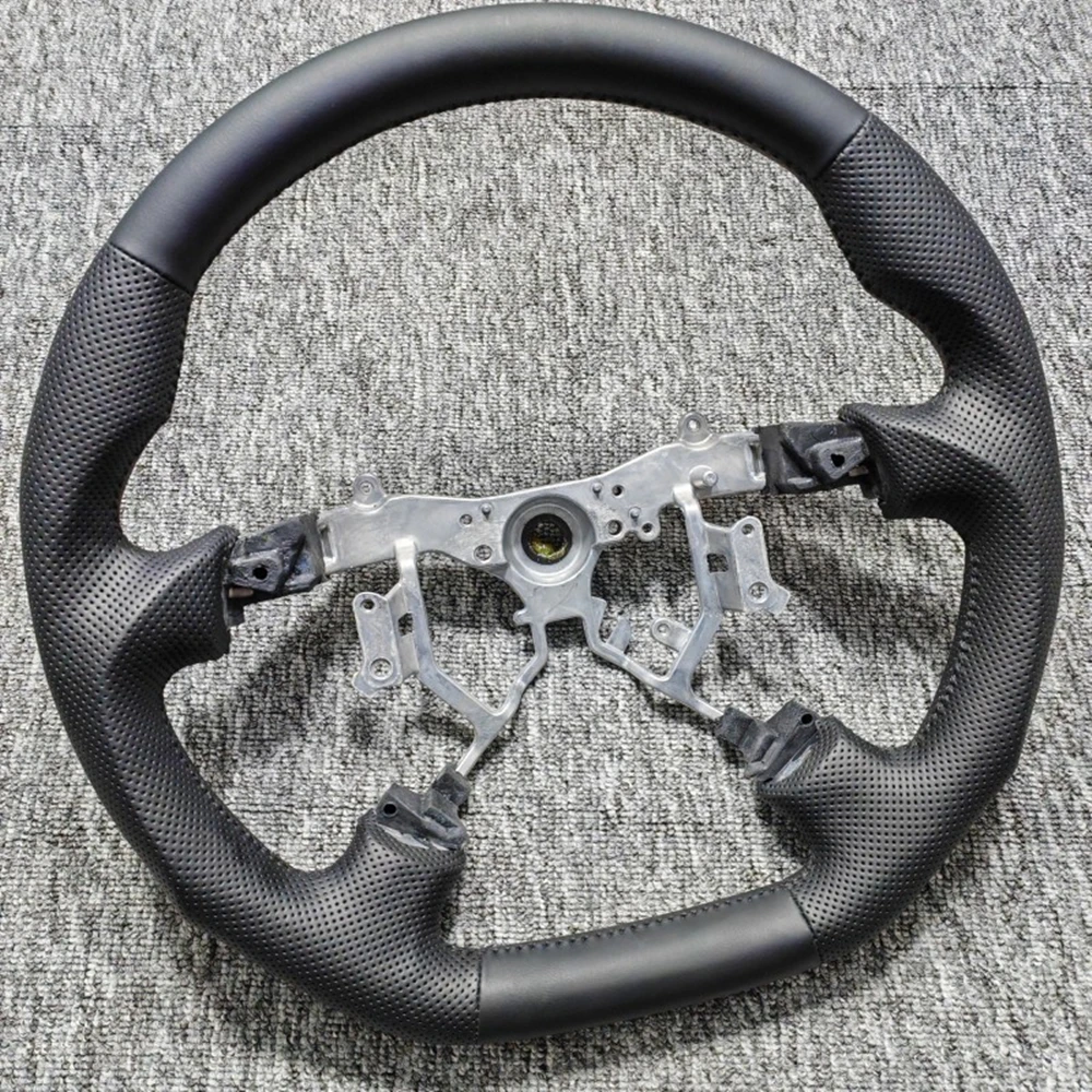 

For Toyota Land Cruiser Prado J120 / 4Runner 2003-2009 / Tundra 2003-2006 Black Leather Steering Wheel