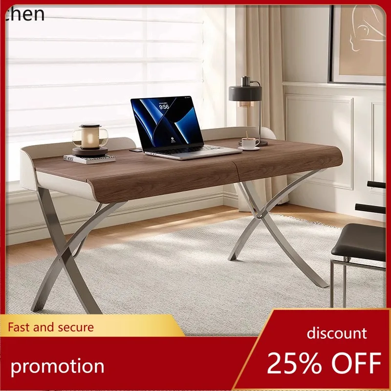 

Современный письменный стол ZML из массива дерева в стиле лайт-люкс для домашнего кабинета