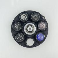 9.4cm Diameter Rotation Rotate Gobo Wheel With Patterns For LED 90W Moving Head Lights
