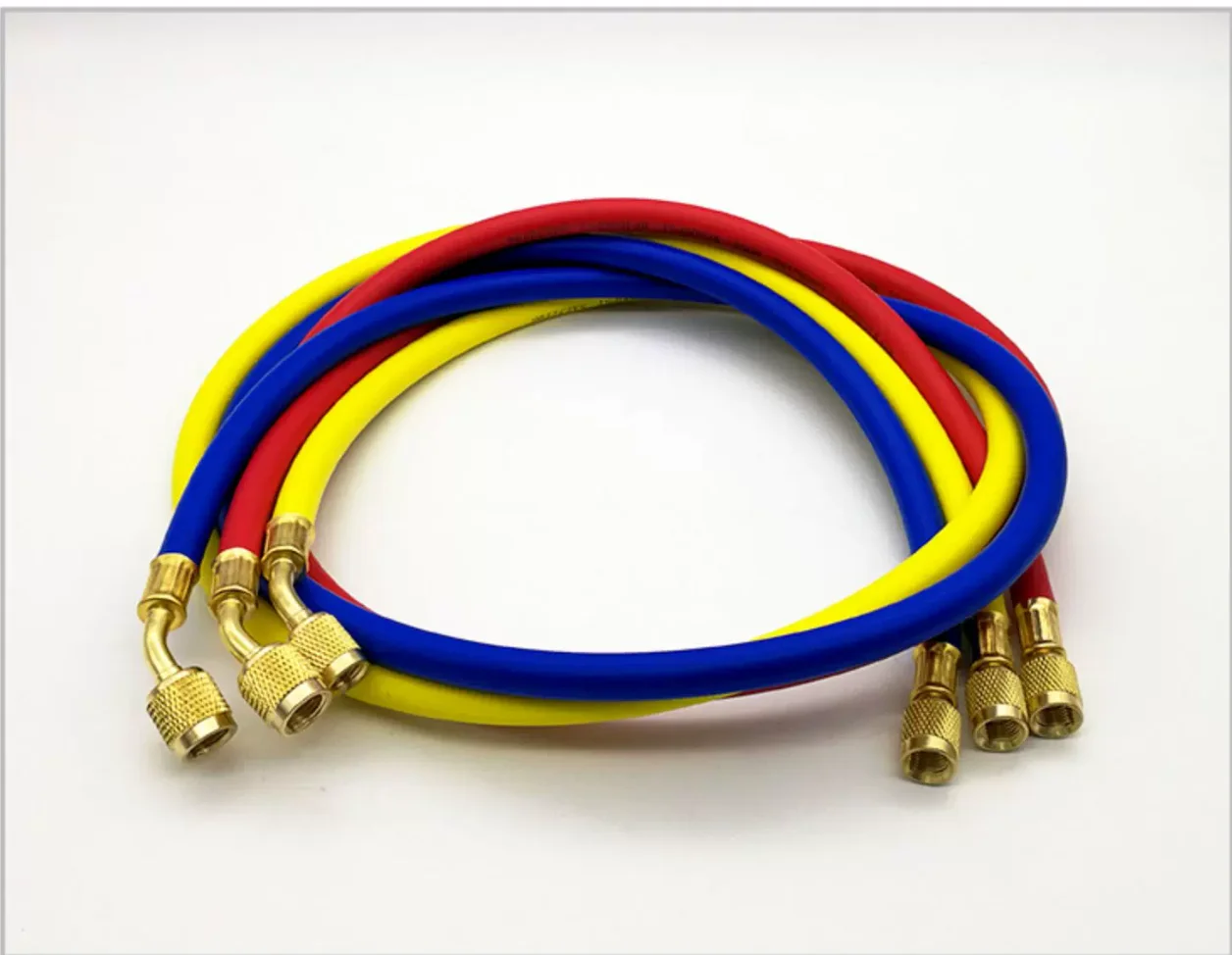 Car air conditioning R134 Fluorine-added refrigerant pipe Air conditioning R22/R410 liquid filling pipe, three-color pipe