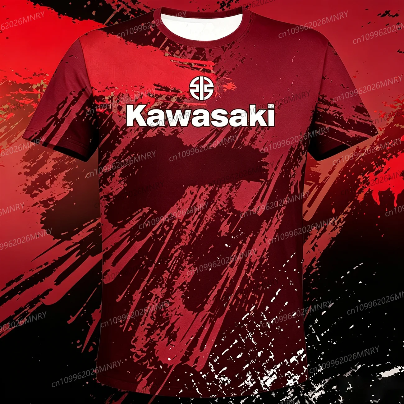 

Summer Men t-shirt Motorcycle Kawasaki T-Shirt Riding T-Shirt Sunscreen Fast Drying Men's clothing 3d Print Women T-shirt