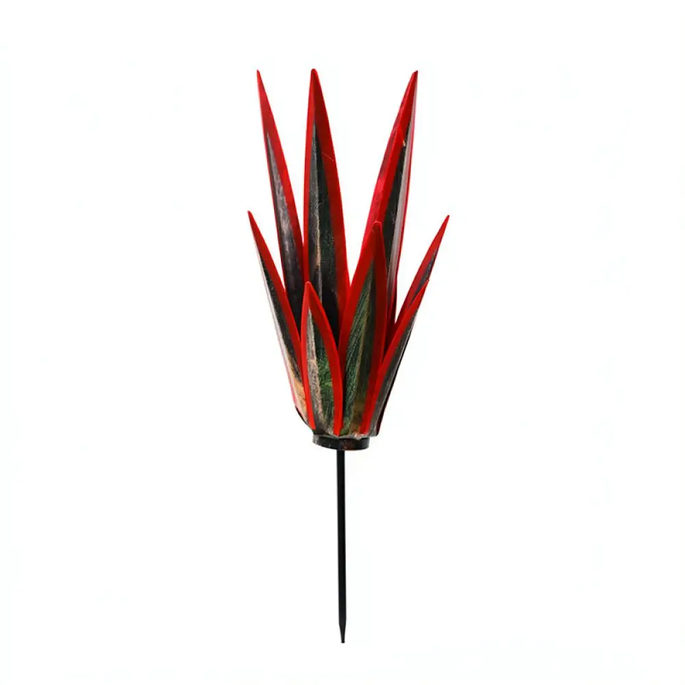 Metal Agave Sculpture Iron Plant Decor Garden Lawn Statue Creative Outdoor Patio Decoration Landscaping Art Ornament