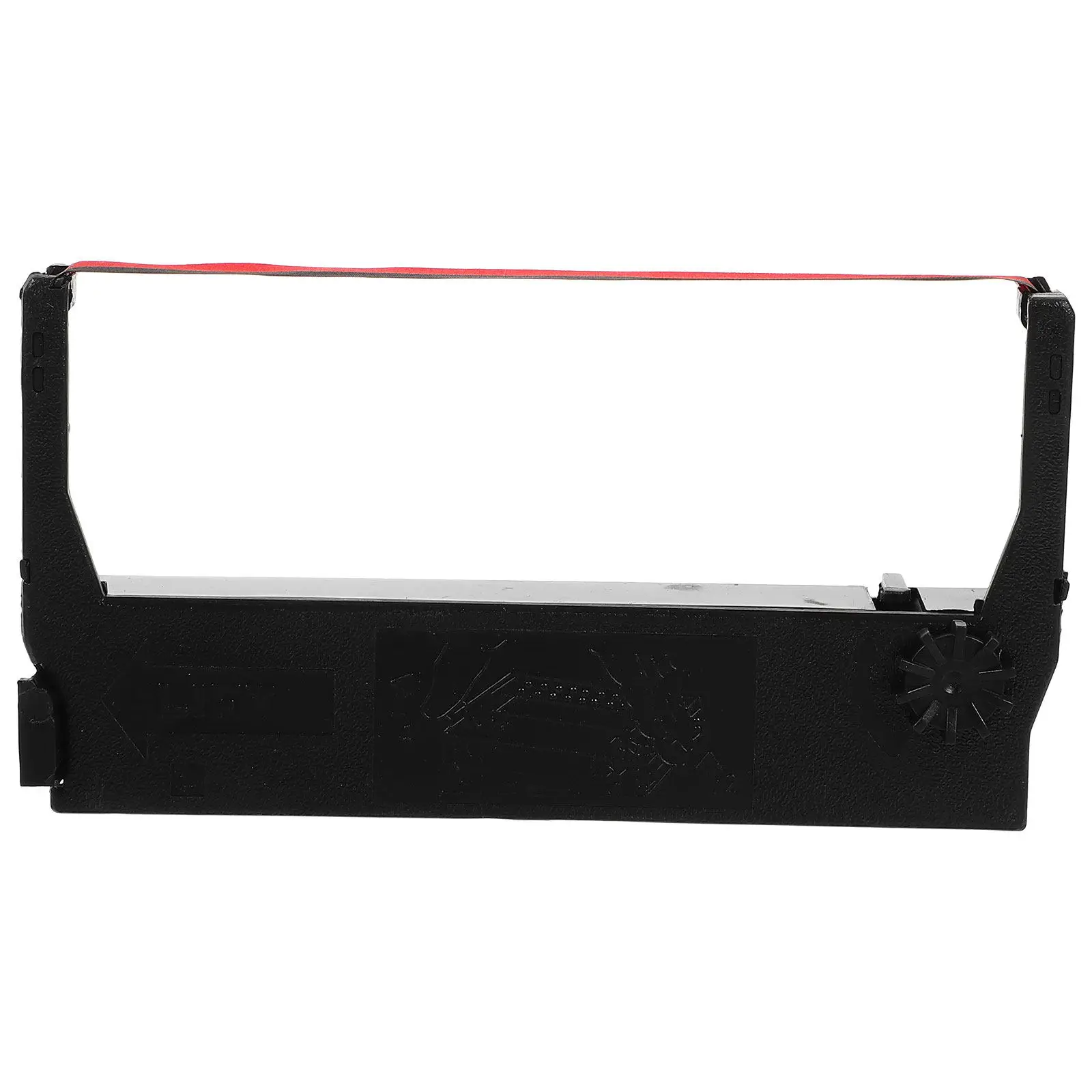 

Лента-картридж для принтера, черно-красная, с увеличенным сроком службы, из АБС-пластика, сменный держатель чернильной ленты для печатных машин