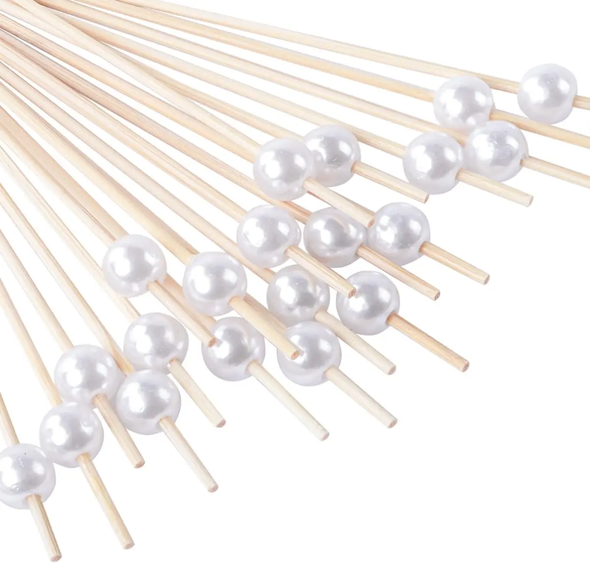 

Picks for Appetizers, Toothpicks for Appetizers, 100PCS White Cocktail Toothpicks for Drinks, Appetizer Skewers for Charcuterie