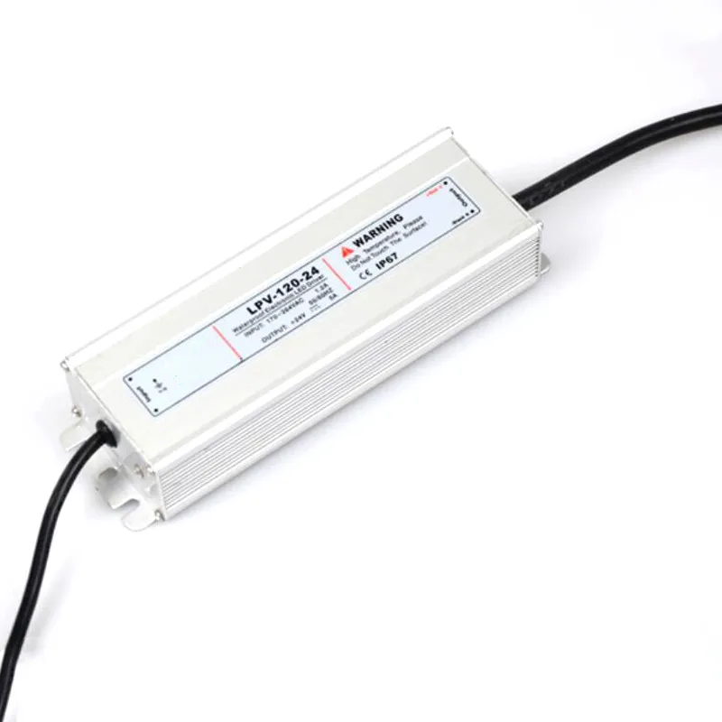 LPV-120-12 LPV-120-24 LPV-120-36 Waterproof Outdoor Single Output Switching Power Supply for LED Strip light 120W ACDC Converter