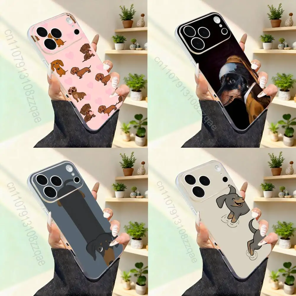 

Cute Dachshund Funny For iPhone 11,12,13,14,15,16,17,Pro,Max,Plus,Mini,SE4,E Phone Case Magnetic For Magsafe Wireless