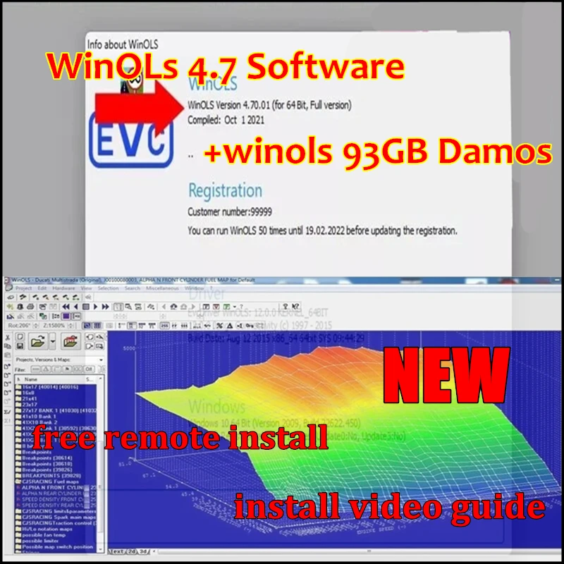 

Newest winols 4.7+93GB WINOLS DAMOS Pack Big Archive Damos Mappacks for Winols Software BIG PACK Package Chip Tuning Maps Files