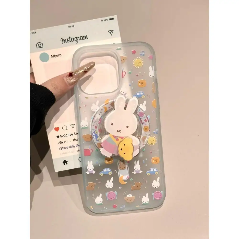 

Miffy Rabbit Simple and Clear Blue Color Is Suitable for Iphone16 15 14 13Pro Max Series Magnetic Phone Cases