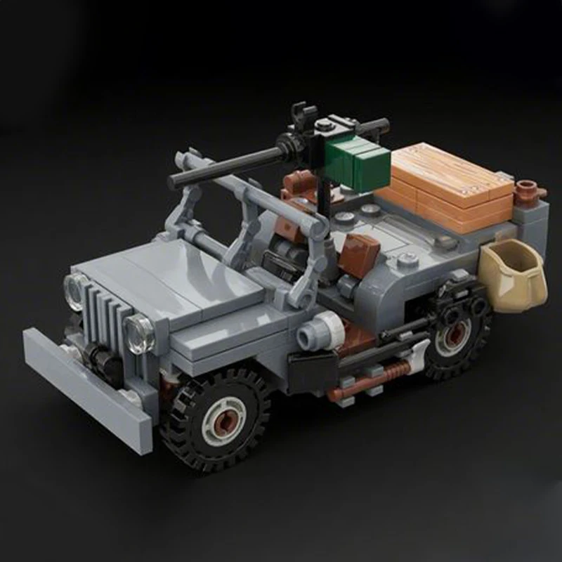 

168pcs MOC WILLYS MB JEEP Military US Army ww2 Building Blocks Christmas Gift Inspires Unlimited Creativity Building Set