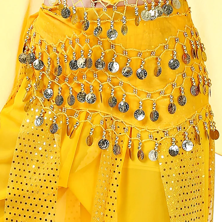 Traje de danza del vientre personalizado para mujer, cadena de cintura, accesorios de cadena para el cuerpo sexy, bufanda de cintura, bufanda de cadera de rendimiento indio